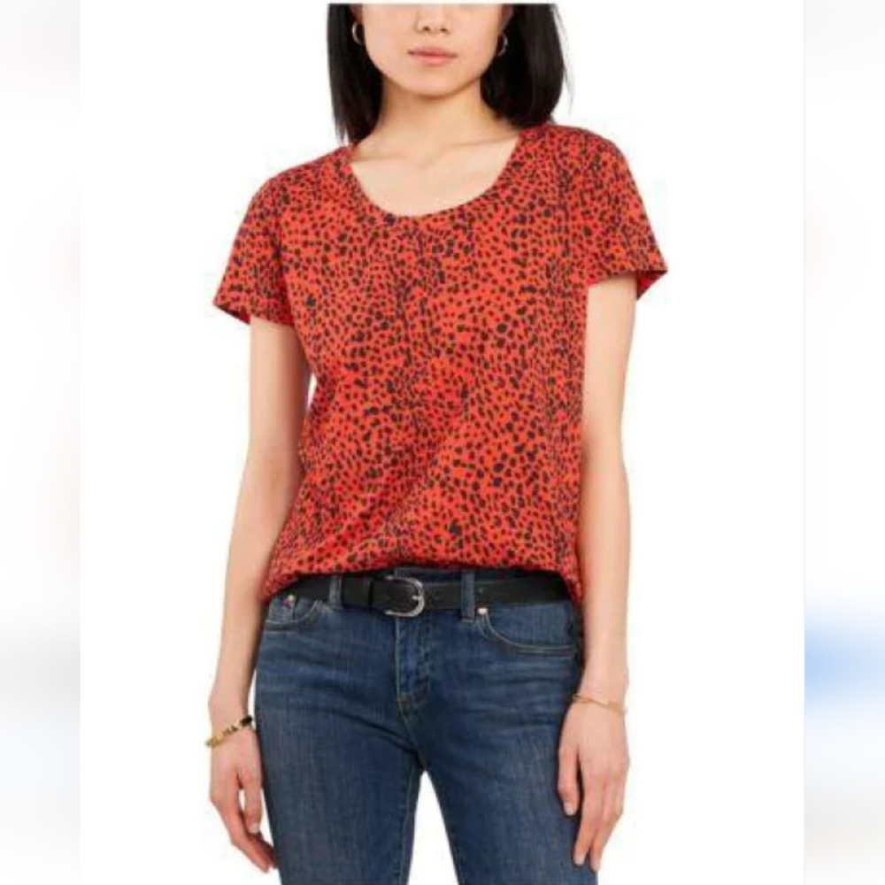 Vince Camuto Passionfruit Womens Tee - Picture 4 of 4